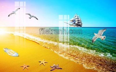File gốc File tranh thuận buồm xuôi gió FTB229 (phong cách) cổ điển