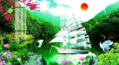 File in trần File tranh thuận buồm xuôi gió FTB30 (file gốc) chủ đề vũ trụ