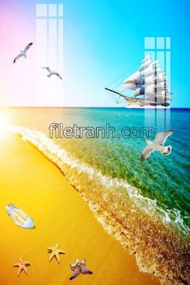 File tranh gốc File tranh thuận buồm xuôi gió FTB69 (bản quyền) file PSD