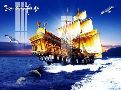 File gốc File tranh thuận buồm xuôi gió FTB74 (trang trí) phòng trẻ em