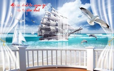 Tải file File tranh thuận buồm xuôi gió FTB77 (gốc) chủ đề tâm linh