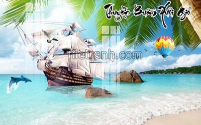 Tải file File tranh thuận buồm xuôi gió FTB93 (PSD) cho in ấn quảng cáo