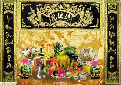 File in ấn File tranh phòng thờ FTPT1025 chuyên nghiệp