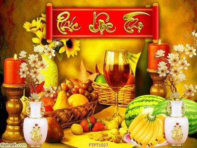 File gốc File tranh phòng thờ FTPT1027 (in lụa) họa tiết 3D