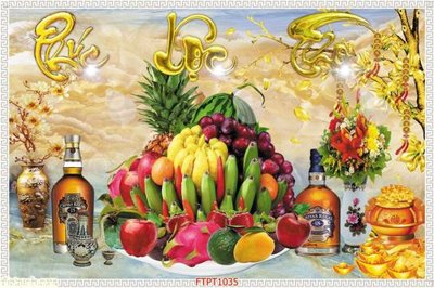 File gốc File tranh phòng thờ FTPT1035 (in ấn) màu sắc trung thực