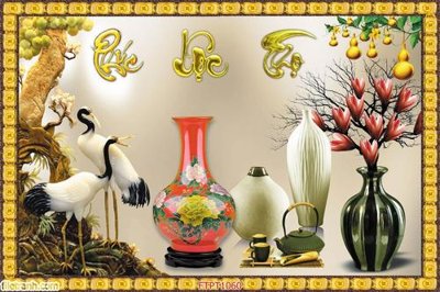 Tải file File tranh phòng thờ FTPT1060 (PSD) cho in tranh kính