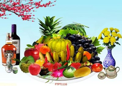 File PSD in ấn File tranh phòng thờ FTPT1116 (chất lượng cao)