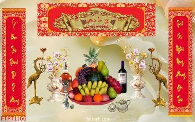 Ảnh gốc File tranh phòng thờ FTPT1166 (độ nét cao) in tráng gương