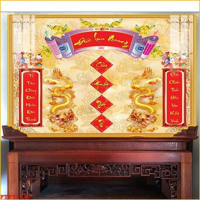 File gốc File tranh phòng thờ FTPT1180 (in 3D) cho trang trí