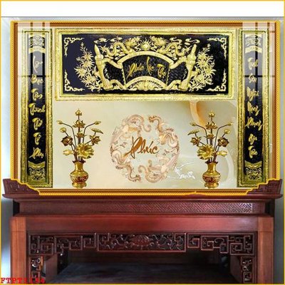 File ảnh File tranh phòng thờ FTPT1194 (gốc) in decal dán tường