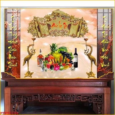 Tải file File tranh phòng thờ FTPT1204 (gốc) làm tranh treo tường