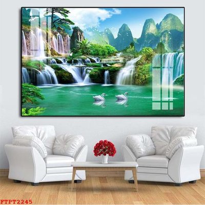 Tải file gốc Tranh sơn thủy thác nước FTPT2245 (in tráng gương) siêu đẹpFile tranh gốc Tranh sơn thủy thác nước FTPT2245 chất lượng cao