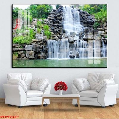 Mua file gốc Tranh sơn thủy thác nước FTPT2387 (PSD) tại Filetranh.com