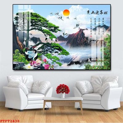 File gốc Tranh sơn thủy thác nước FTPT2438 (dành cho quảng cáo)