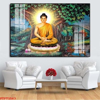 Download file tranh Tranh sơn thủy thác nước FTPT2563 (file gốc PSD)