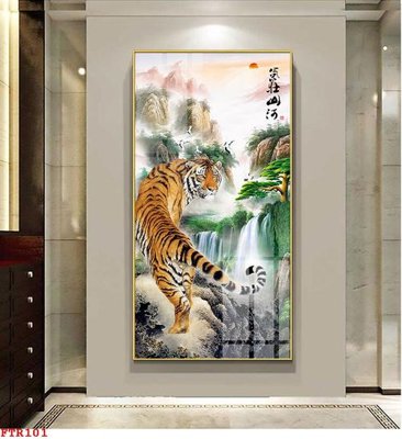 File in ấn File gốc tranh rồng hổ FTR101 (bản gốc) từ file gốc