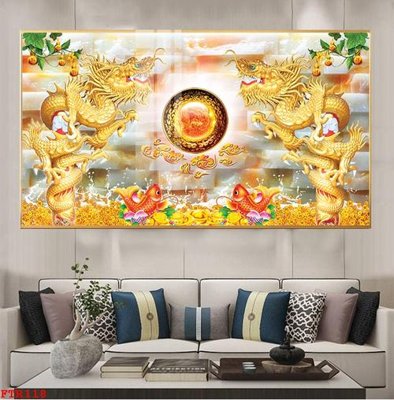 File gốc File gốc tranh rồng hổ FTR118 (PNG) nền trong suốt