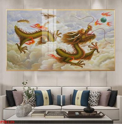 File tranh File gốc tranh rồng hổ FTR125 (ảnh gốc) sắc nét hoàn hảo