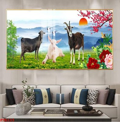 File in lụa File gốc tranh rồng hổ FTR133 (tân cổ điển) File gốc tranh rồng hổ FTR133