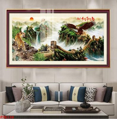 File tranh File gốc tranh rồng hổ FTR138 (gốc) chủ đề thành phố