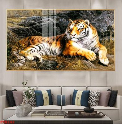 File PSD File gốc tranh rồng hổ FTR142 (bản gốc) đã tách nền