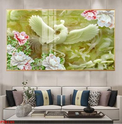 File ảnh File gốc tranh rồng hổ FTR145 (gốc) in quảng cáo ngoài trời