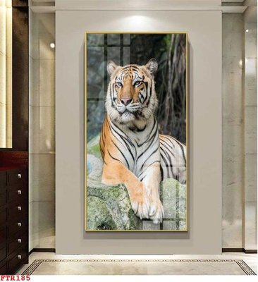Hình ảnh gốc File gốc tranh rồng hổ FTR185 (để in khổ lớn)