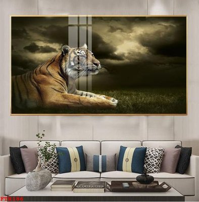 File tranh File gốc tranh rồng hổ FTR186 (bản gốc) in canvas