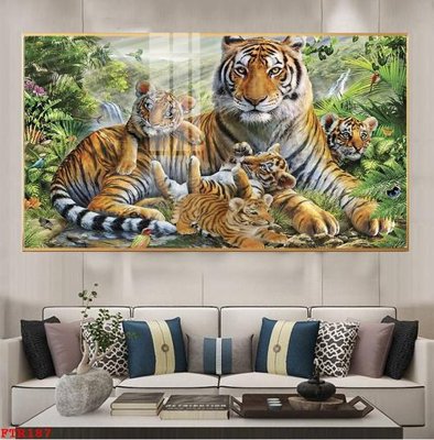 File in ấn File gốc tranh rồng hổ FTR187 (bản gốc) từ file gốc