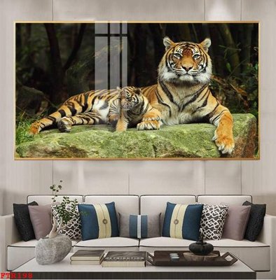 File ảnh gốc File gốc tranh rồng hổ FTR198 (chuyên in mica)