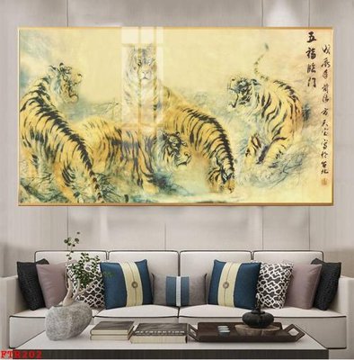 Hình ảnh file gốc File gốc tranh rồng hổ FTR202 (chất lượng cao)