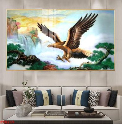 File tranh File gốc tranh rồng hổ FTR215 (bản gốc) treo quán cafe