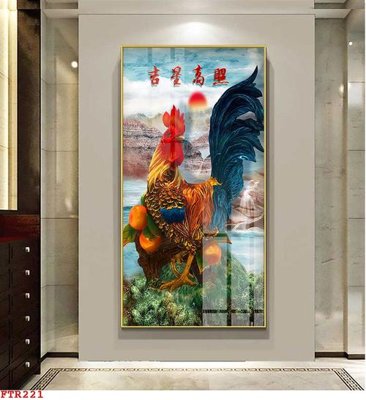 Ảnh gốc File gốc tranh rồng hổ FTR221 (siêu chi tiết) để in ấn