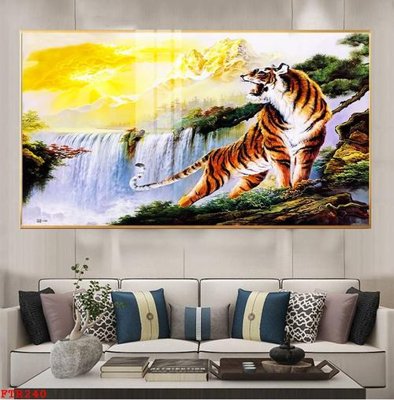 File in ấn File gốc tranh rồng hổ FTR240 chuyên nghiệp