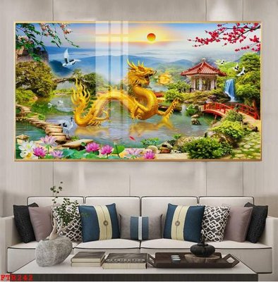 File tranh quảng cáo File gốc tranh rồng hổ FTR242 (file gốc) chuyên nghiệp