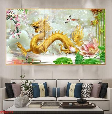 File gốc File gốc tranh rồng hổ FTR277 (in ấn) không giới hạn