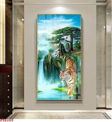 File tranh File gốc tranh rồng hổ FTR289 (ảnh gốc) cho in ấn kỹ thuật số