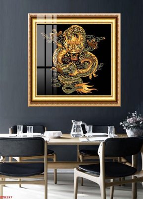 File gốc File gốc tranh rồng hổ FTR297 (in 3D) cho trang trí