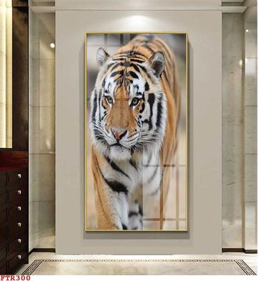 File gốc in ấn File gốc tranh rồng hổ FTR300 độ phân giải cao