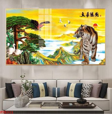 File tranh gốc File gốc tranh rồng hổ FTR311 (bản quyền) file PSD