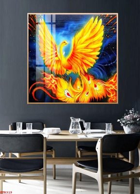 File tranh File gốc tranh rồng hổ FTR319 (gốc) in film