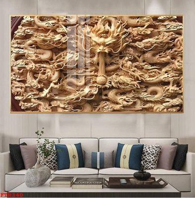 File gốc File gốc tranh rồng hổ FTR340 (trang trí) phòng trẻ em