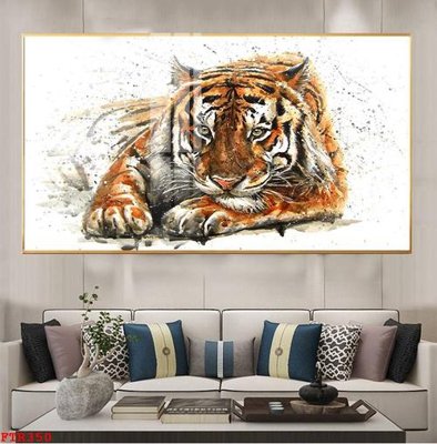 Ảnh gốc file in lụa File gốc tranh rồng hổ FTR350 chi tiết