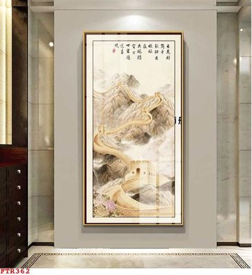 Ảnh gốc File gốc tranh rồng hổ FTR362 (độ nét cao) in mica