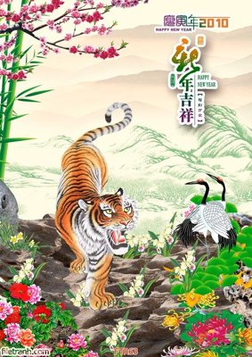 Tải file gốc in lụa File gốc tranh rồng hổ FTR63 siêu nét