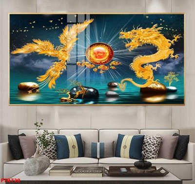 File tranh File gốc tranh rồng hổ FTR720 (ảnh gốc) độ nét vượt trội