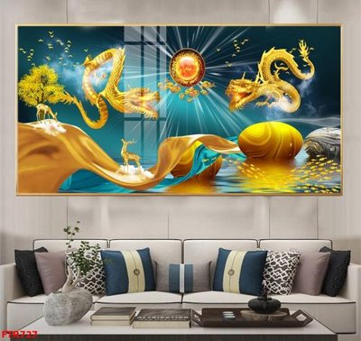 Tải file tranh File gốc tranh rồng hổ FTR727 (gốc) tại Filetranh.com