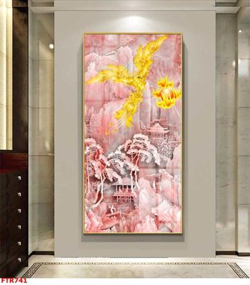 Ảnh gốc File gốc tranh rồng hổ FTR741 (siêu chi tiết) để in ấn