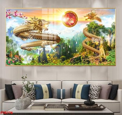 File tranh File gốc tranh rồng hổ FTR776 (bản gốc) treo tường