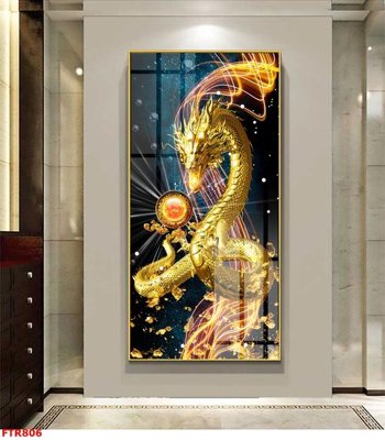 File tranh gốc File gốc tranh rồng hổ FTR806 (bản quyền) file PSD